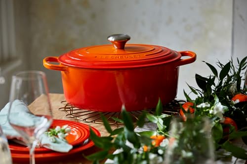 Enameled Cast Iron Oval Dutch Oven