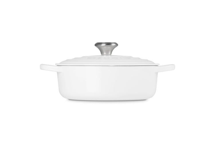 Enameled Cast Iron Round Wide Dutch Oven