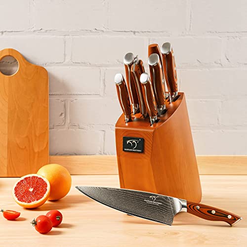 9PCS Damascus Kitchen Set (9 Count)