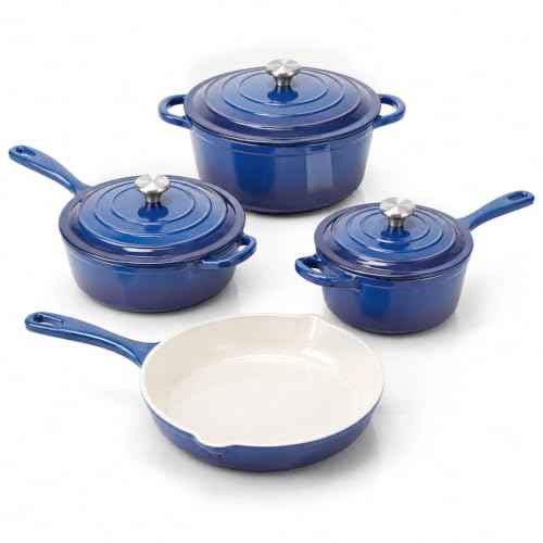Nonstick Enameled Cast Iron Cookware Set