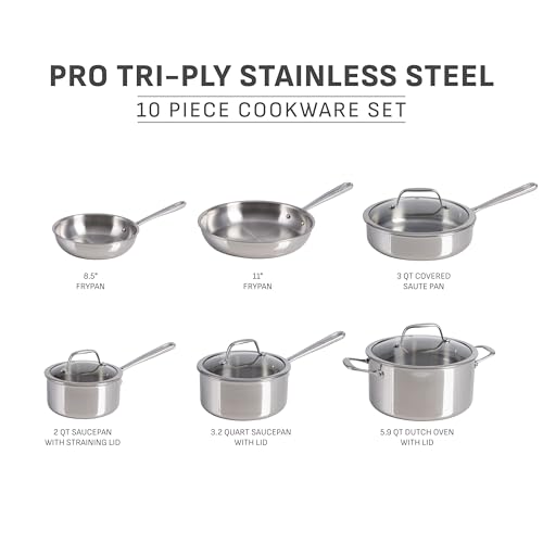 Pro Tri Ply Stainless Steel 10