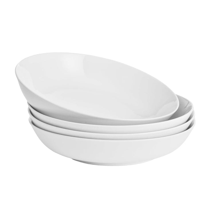 White Pasta Bowls Set of 4 (4 Count)