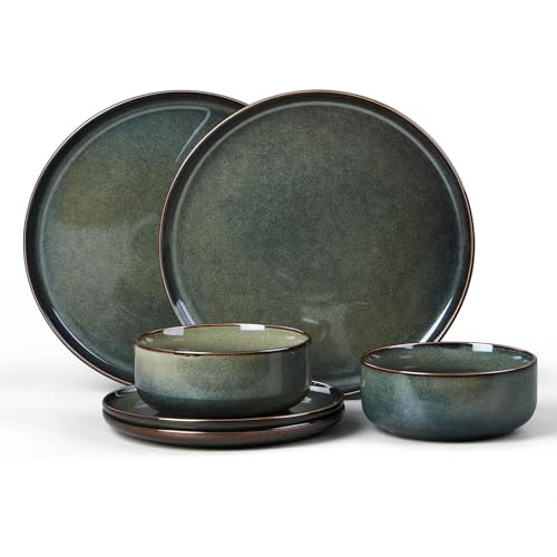 6 Piece Plates and Bowls Set