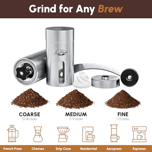 Manual Stainless Steel Coffee Grinder