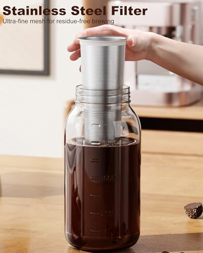64 oz Cold Brew Coffee Maker (64oz - Black)