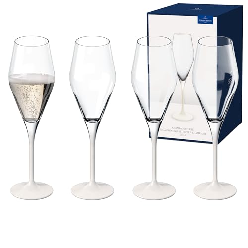Manufacture Rock Blanc Champagne Flute Set (4 Count)