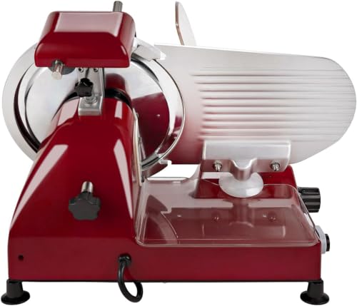 10" Electric Deli Meat Slicer (Royal Red)