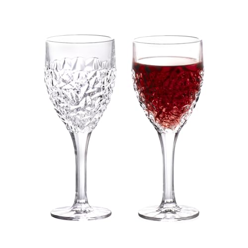 Crystal Red Wine Glasses Set of 2 (2 Count)