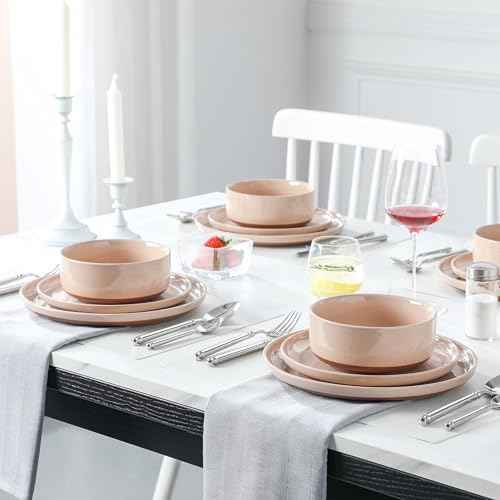 Plates and Bowls Sets (12 Count)