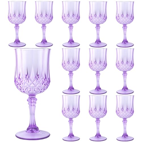 12Pack Plastic Wine Glasses (12 Count)