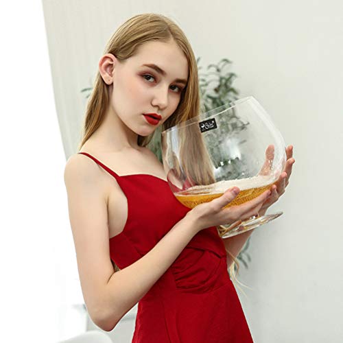 2000ml To 12000ml Super Big Crystal Glass Brandy Glasses Drink Snifters Bar Wine Surprised Drinkware