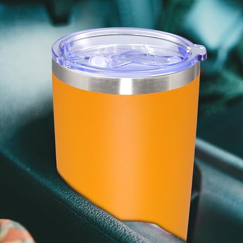 20 oz Tumbler Insulated Tumblers Stainless Steel Coffee Mug (Orange)