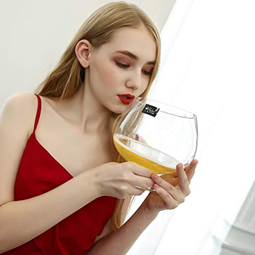 2000ml To 12000ml Super Big Crystal Glass Brandy Glasses Drink Snifters Bar Wine Surprised Drinkware