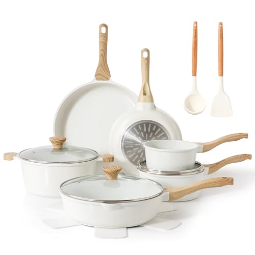 16Pcs Ceramic Cookware Set Non toxic