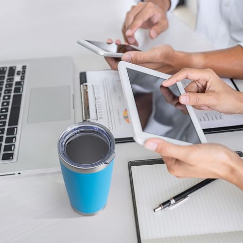 20oz Stainless Steel Tumblers Bulk (Royal Blue-A / 4 Count (Pack of 1))