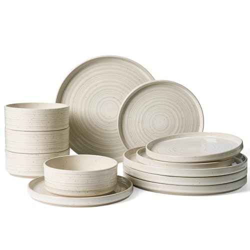 Stoneware Dinnerware Sets for 4 (12 Count)