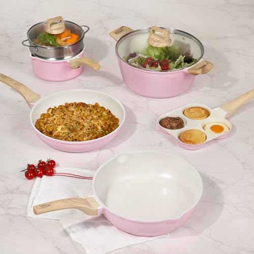 21pcs Ceramic Cookware Set