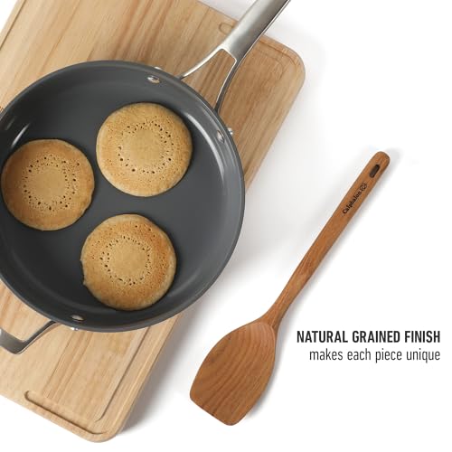 Prime 7 Piece Silicone and Teak Wood Kitchen Tool Set (Navy Blue w/ Silicone & Teak Wood (Prime - 7pc Utenstil Set) / 7-Piece Gadget & Tool Set)