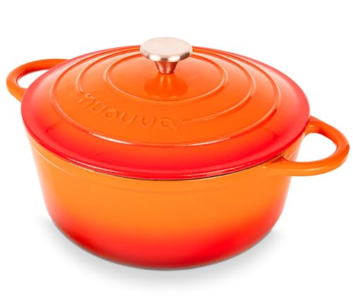 Enamelled Cast Iron Dutch Oven Pot with Lid
