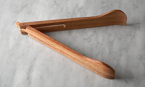 Acacia Wood Salad Bowl (16" Salinas Salad Bowl and Spring Salad Tongs Set)