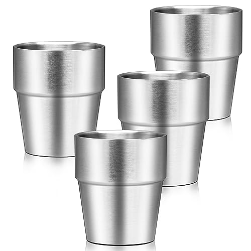 Metal Cup 10 oz Insulated Tumbler (stepped / 10oz,4pcs)