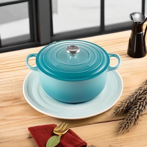 Enameled Cast Iron Round Dutch Oven