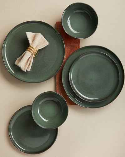 Plates and Bowls Sets for Family of 6