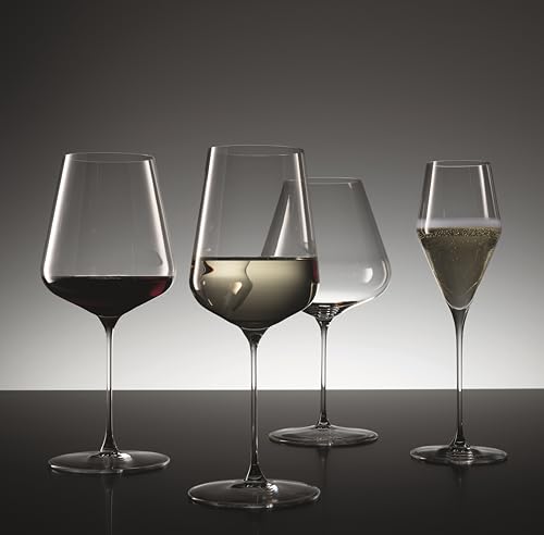Definition Crystal Universal Wine Glasses for Red and White Wines (2 Count)