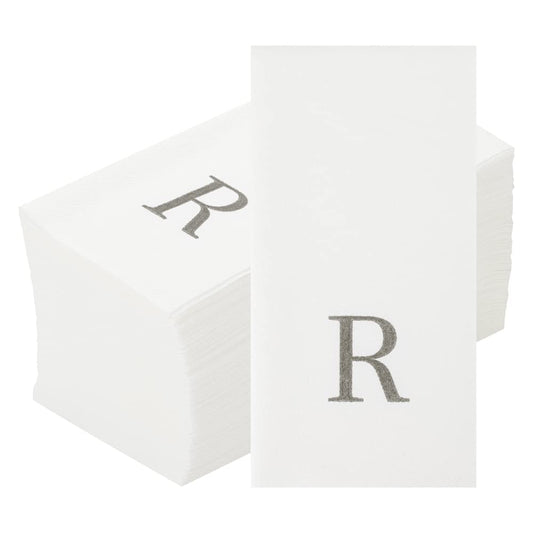 Silver R White Linen Feel Guest Towel Napkin (2000 Count)