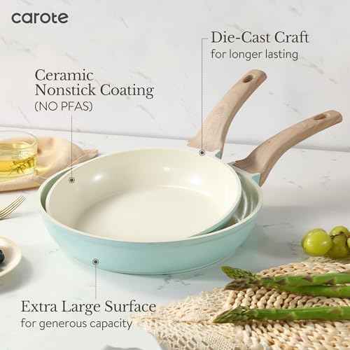21pcs Ceramic Cookware Sets
