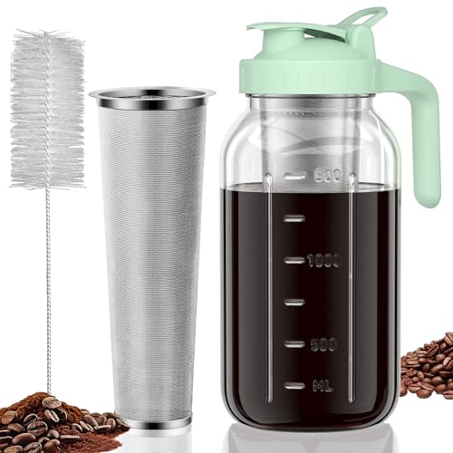 Cold Brew Coffee Maker (64 Ounces / Green)