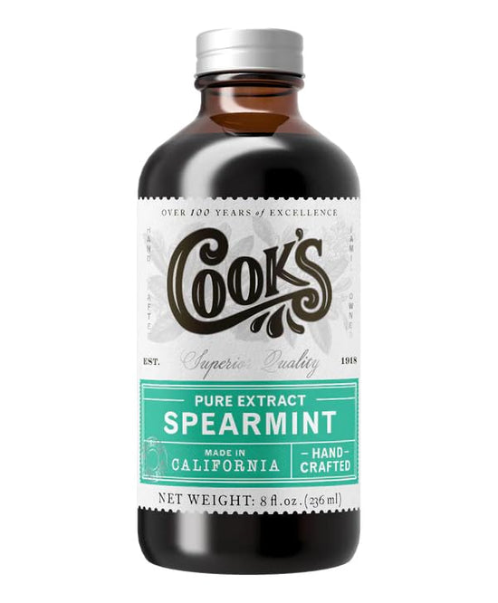 Cook's, Spearmint Extract for Baking, Candies, Chocolates, Tea, Beverages, 8 oz - Nestoria