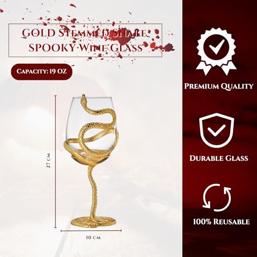 Stemmed Snake Wine Glasses