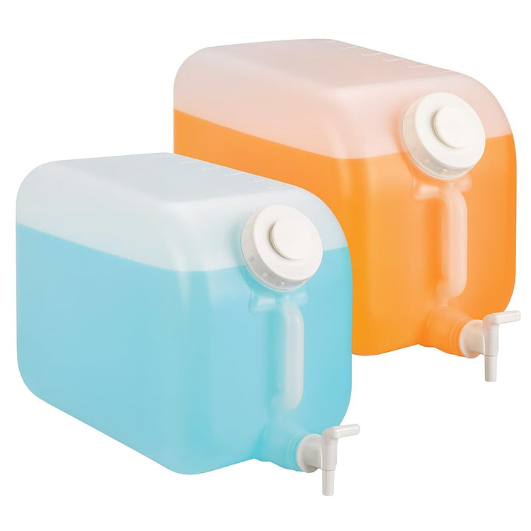 5 Gallon Plastic Dispenser Carboy with Spigot (2 Count)