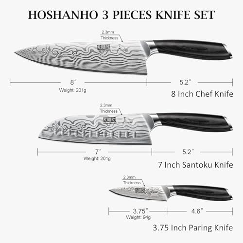 3 Pcs Knife Set (3 Count)