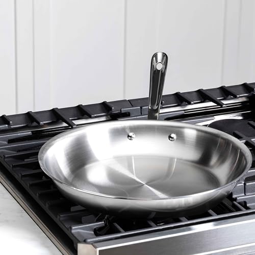 D3 Stainless Steel 12" Fry Pan