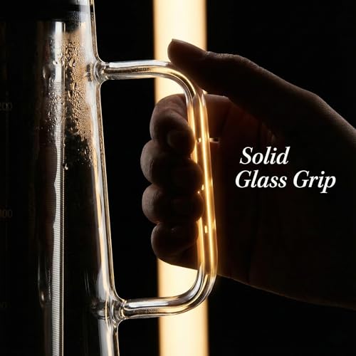 Airtight Cold Brew Coffee Maker Pitcher (Black / 34 Ounces)