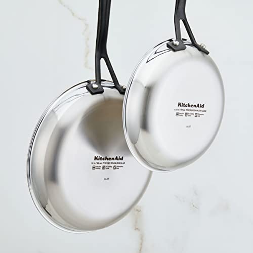 5 Ply Clad Polished Stainless Steel Frying Pan
