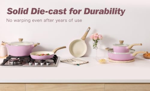 Ceramic Pots and Pans Set Nonstick