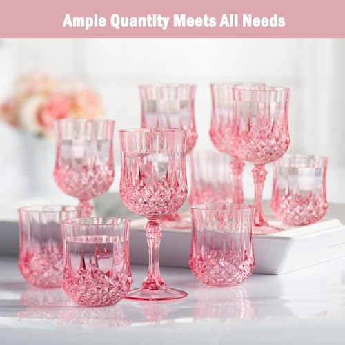 24Pack Plastic Wine Glasses (24 Count)