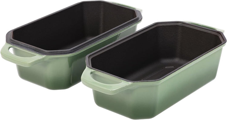 Bread Pan Cast Iron Loaf Pan with Lid 9x5 Inch Bread Loaf Pan for Baking Bread Enameled Cast Iron Sourdough Bread Pan