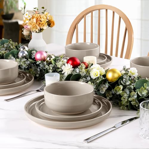 Plates and Bowls Dish Sets for 4