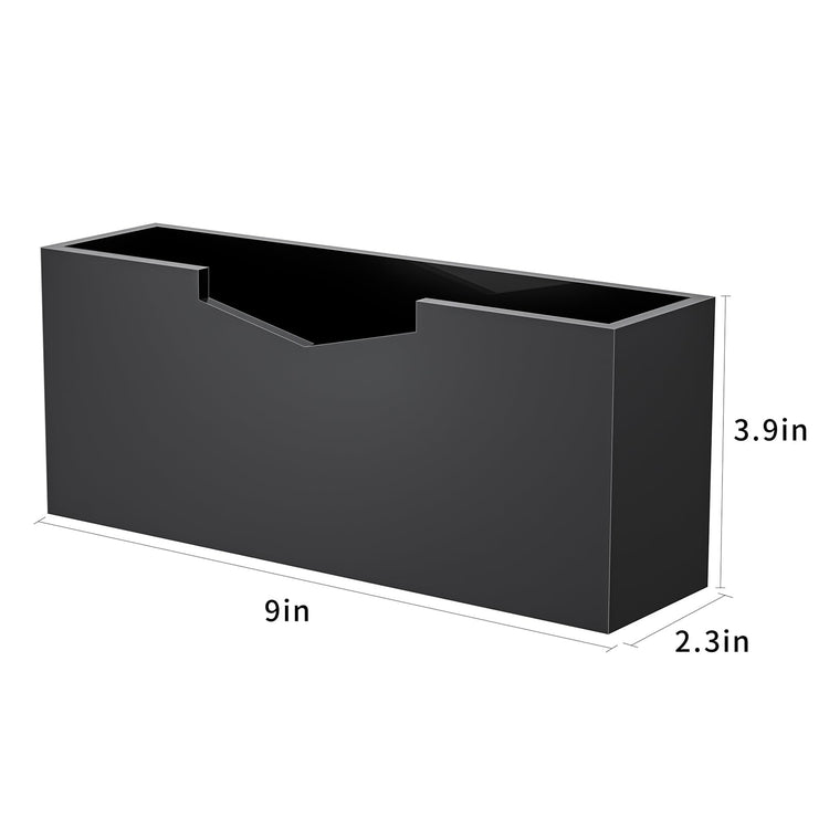 Black Acrylic Guest Towel & Napkin Holder