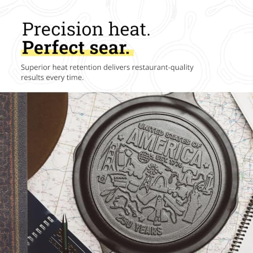 Pre Seasoned Cast Iron Skillet (10.25 Inch)