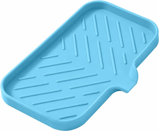 Silicone Soap Dish with Drain Spout