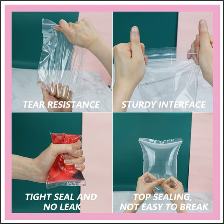 200 Pcs 13" x 15" Zip Bags (200 Count)