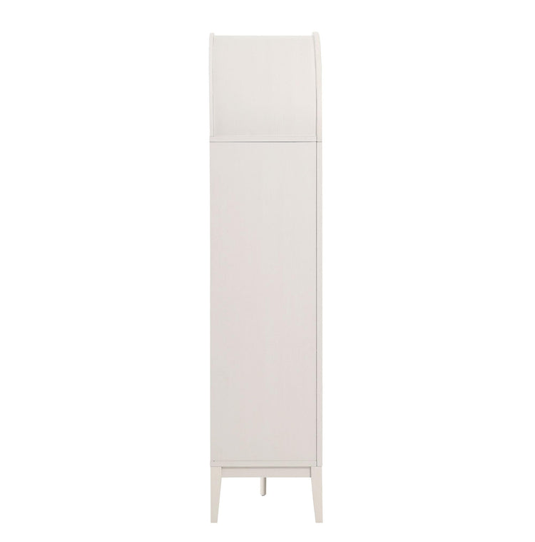 Nolan Tall Arched Storage Display Cabinet in Ivory