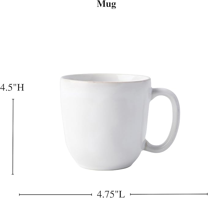 Juliska Puro Place Settings (Whitewash, 4pc w/Mug)