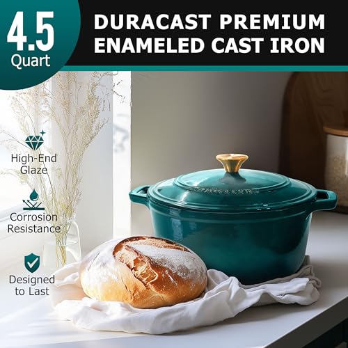 4.5 QT Enameled Cast Iron Dutch Oven