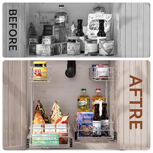 Under Sink Organizer 9" W X19 D (9"W X18.5"D)